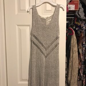 Knit See Through LF Dress